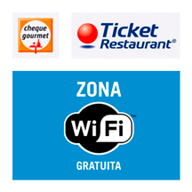 Cheque Gourmet, Ticket Restaurant y Zona Wifi Gratuita en el Bar-Restaurante El Zaguán